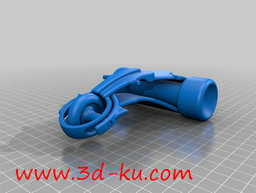 3D打印模型三轮跑车的图片