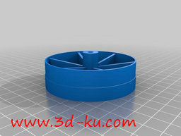 3D打印模型玩具车小轮的图片
