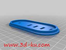 3D打印模型汽车开关座与USB插槽的图片