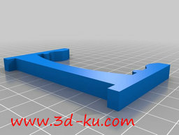 3D打印模型列车的间隔轨道的图片
