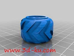 3D打印模型大轮皮卡车的图片