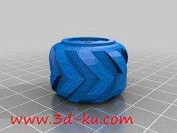 3D打印模型大轮皮卡车的图片