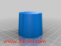 3D打印模型丰田汉兰达音响旋钮的图片