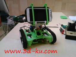 3D打印模型机器人侦察兵的图片