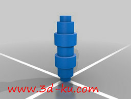 3D打印模型蓝点机器人的图片