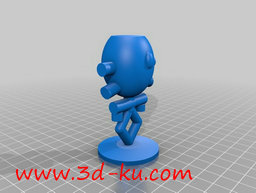 3D打印模型一款模拟星际迷航中的机器人雕塑的图片