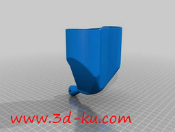 3D打印模型三色玩具船的图片
