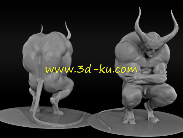 冥想的恶魔模型的图片1