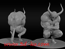 3D打印模型冥想的恶魔的图片