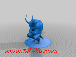 3D打印模型冥想的恶魔的图片