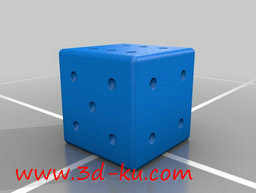 3D打印模型朴素的骰子的图片