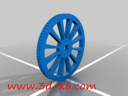 3D打印模型设计的一组包含很多齿的图片
