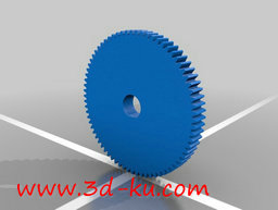 3D打印模型设计的一组包含很多齿的图片