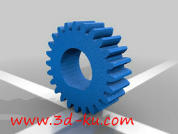 3D打印模型设计的一组包含很多齿的图片