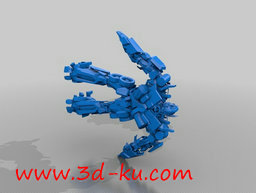 3D打印模型变形金刚的擎天柱的图片