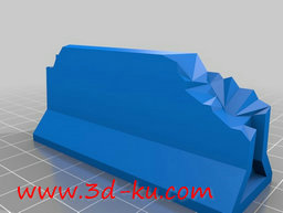 3D打印模型桌面兵棋游戏障碍物的图片