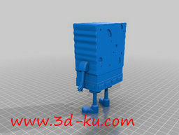 3D打印模型不死之身海绵宝宝的图片
