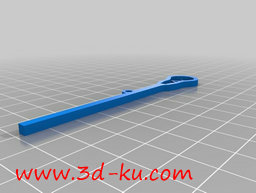 3D打印模型一个很小的曲棍球棒的图片