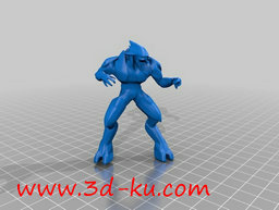 3D打印模型《光晕》中的人物的图片