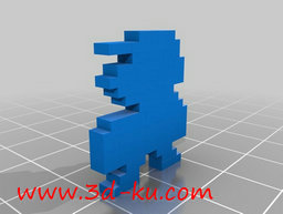 3D打印模型超级马里奥侧面像的图片