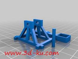 3D打印模型一个小桌面弹射器来发的图片