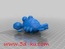 3D打印模型螃蟹玩具的图片