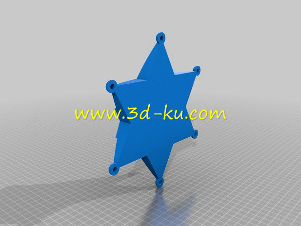 警长徽章盒模型的图片2