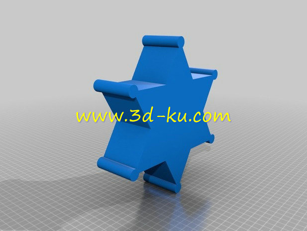 警长徽章盒模型的图片3