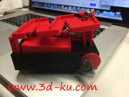 3D打印模型迷你版旋转手摇的图片