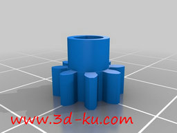 3D打印模型迷你版旋转手摇的图片