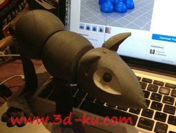 3D打印模型动物木偶的图片