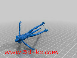 3D打印模型铁血战士异形人的图片
