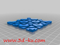 3D打印模型短时间的拼图游戏的图片