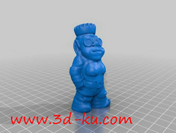 3D打印模型游戏皇后棋子的图片