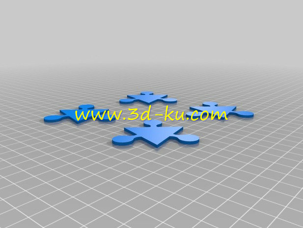 一个金字塔形状的小拼图游戏模型的图片3