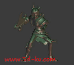 3D打印模型放逐之刃锐雯的图片