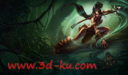 3D打印模型Nidalee的图片