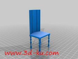 3D打印模型游戏中公主的座椅的图片