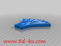 3D打印模型玩具火车轨道的图片