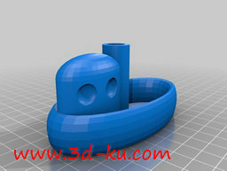 3D打印模型拖船玩具的图片