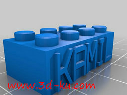 3D打印模型乐高积木块的图片