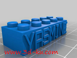 3D打印模型乐高积木块的图片