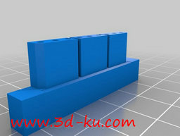 3D打印模型PS2手柄连接器的图片