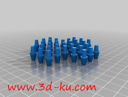 3D打印模型跳棋玩具的图片