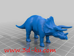 3D打印模型三角恐龙的图片