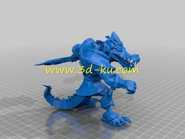 战斗的鳄鱼模型的图片1