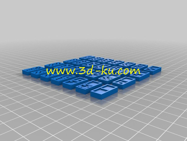 多米诺游戏骨牌模型的图片7