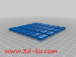 3D打印模型多米诺游戏骨牌的图片