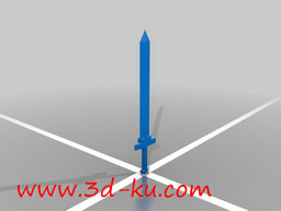 3D打印模型剑的图片