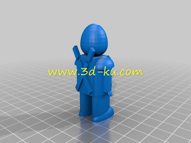 游戏角色Tinkercad版本模型的图片2